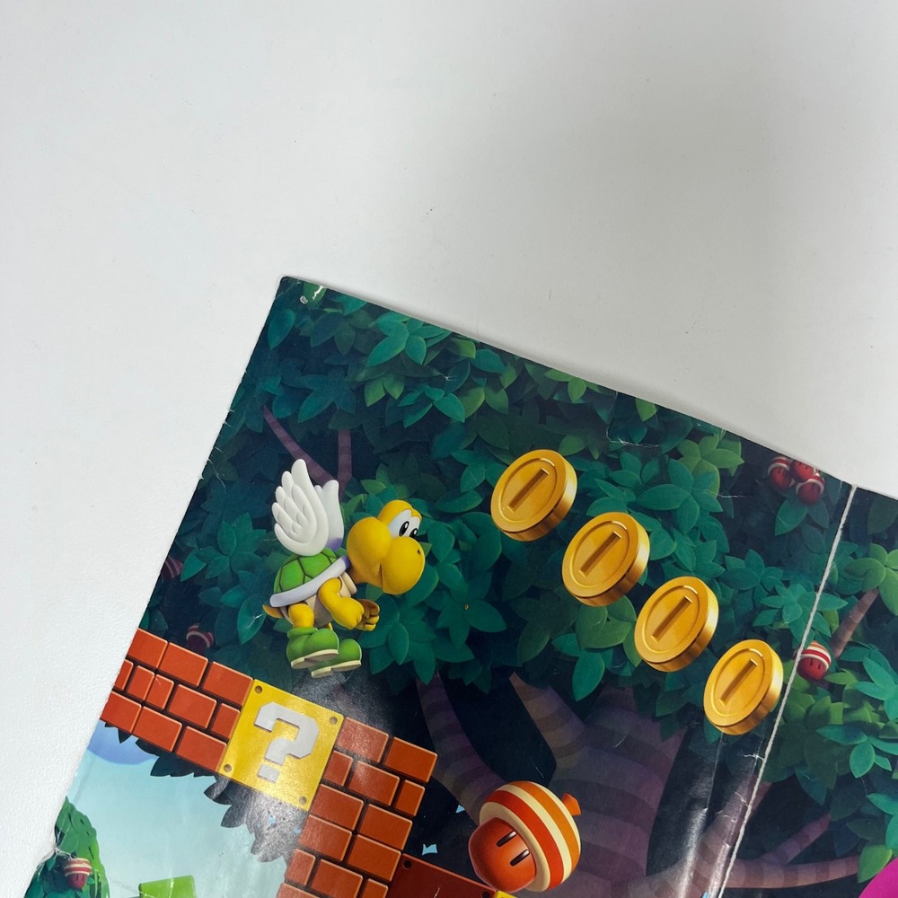 Nintendo New Super Mario Bros U Promo Poster Wii U Fold Out Panoramic 2012 Art - Picture 8 of 10